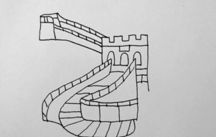 长城简笔画