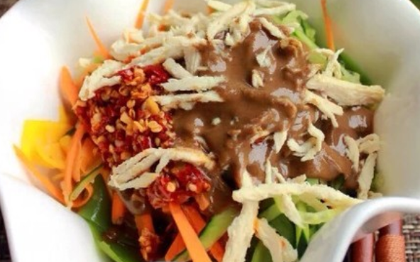 鸡丝凉皮的做法