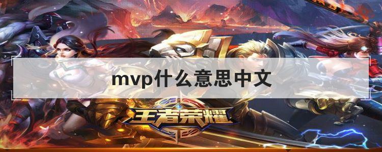 mvp什么意思中文