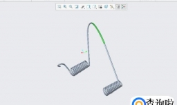 如何用creo绘制扭力弹簧？