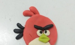 超轻粘土教程--愤怒的小鸟之红色小鸟教程