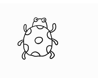 七星瓢虫简笔画