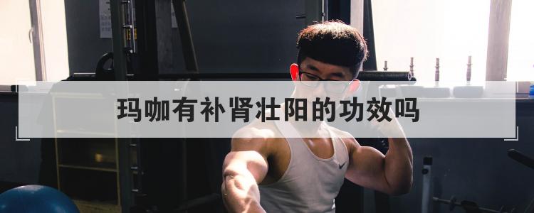 玛咖有补肾壮阳的功效吗