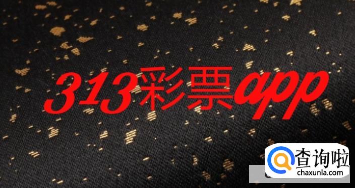 313彩票app最新版在哪里下载
