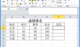 excel rank函数怎么使用