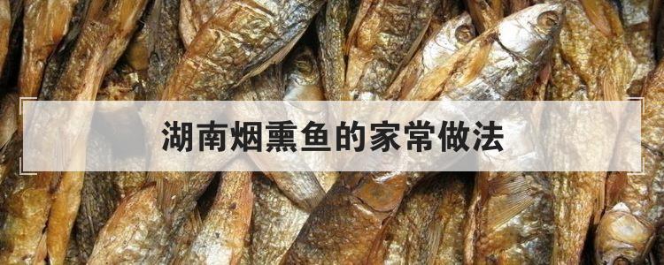 湖南烟熏鱼的家常做法
