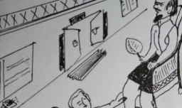 怎样画简笔画孝敬老人？