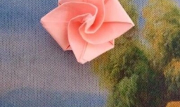 彩色折纸简单做花