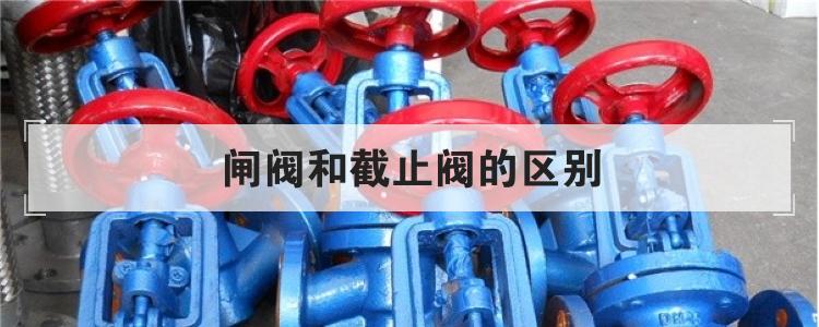 闸阀和截止阀的区别
