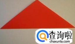 圣诞折纸：圣诞帽折纸