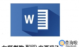 教你删除WORD中页码下的横线
