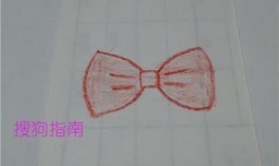 如何画蝴蝶结简笔画