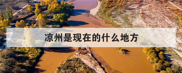 凉州是现在的什么地方