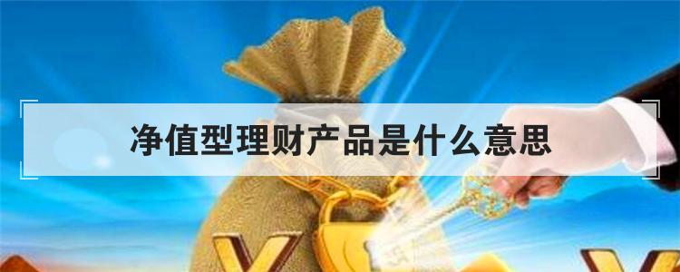 净值型理财产品是什么意思