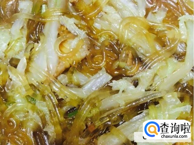 白菜炖粉条的家常做法