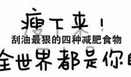 刮油最狠的四种减肥食物