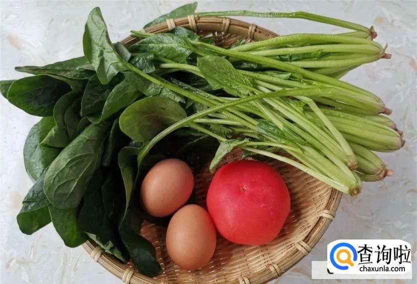 菠菜鸡蛋汤的做法br