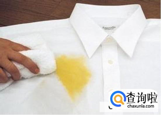 衣服上的茶渍怎么去除