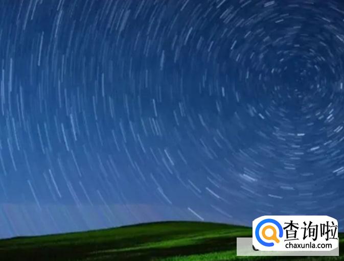 怎么用PS制作一个星空轨迹图