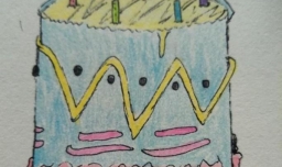 简笔画蛋糕怎么画