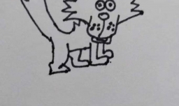 卡通狼的简笔画怎么画呢？