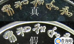 怎样鉴别和字纪念币真假