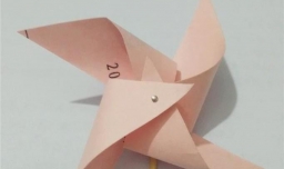 手工大风车的做法