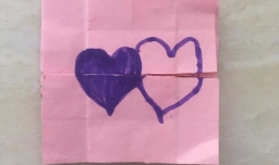四级翻板折纸——爱的告白（撩妹神器）