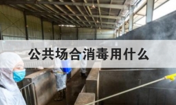 公共场合消毒用什么