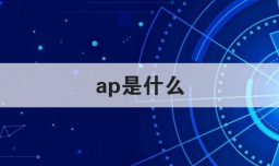 ap是什么