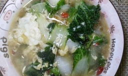 怎样做美味的乌塌菜鸡蛋汤？