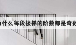 为什么每段楼梯的阶数都是奇数