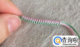 怎样编好看的桃花手链？