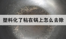 塑料化了粘在锅上怎么去除