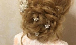 唯美新娘盘发编法