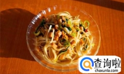 美味又简单的炒挂面