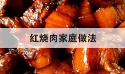 红烧肉家庭做法