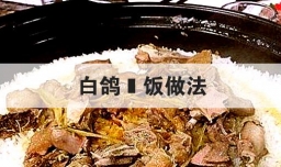 白鸽焗饭做法