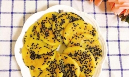 如何做红薯芝麻饼?