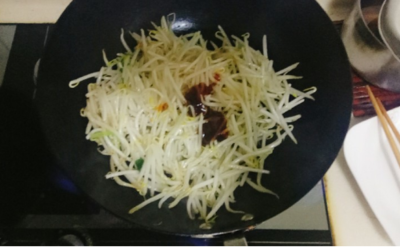 炒豆芽做法