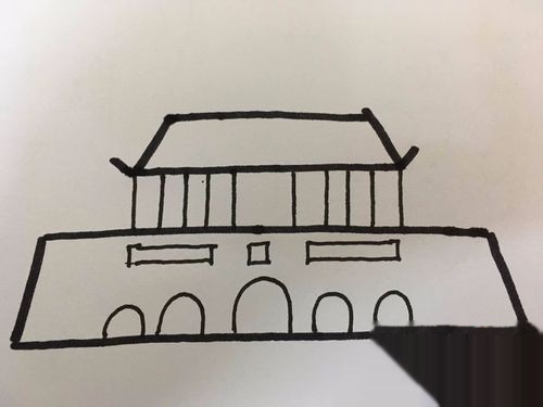 北京天安简笔画