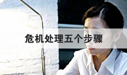 危机处理五个步骤