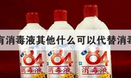 没有消毒液其他什么可以代替消毒液