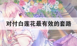 对付白莲花最有效的套路