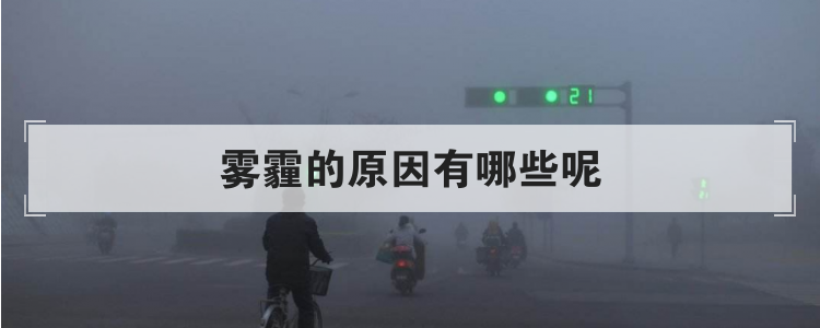 雾霾的原因有哪些呢