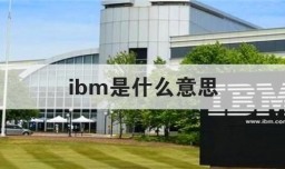 ibm是什么意思